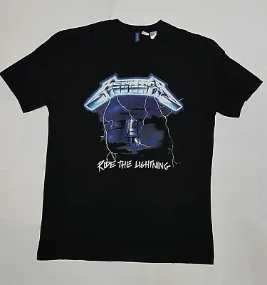 Metallica Ride The Lightning Black T-shirt H&m • £19.99