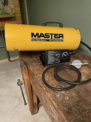 Master Mh-125V-Gfa Forced Air Heater Liquid Propane 95-125000 BTU • $250