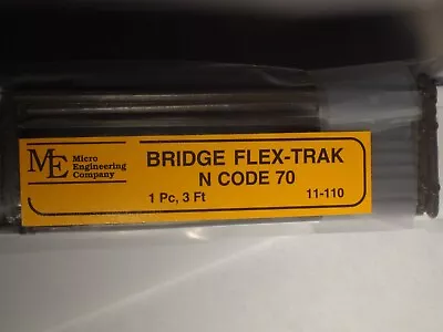 Micro Engineering 11-110 N SCALE BRIDGE FLEX-TRAK CODE 70  1 PCS 3 FEET TOTAL • $17.50