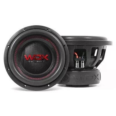 Pair (2) Of DB Drive WDX8G1.4 8” 4Ω DVC Subwoofer / 1200w MAX 600w RMS NEW • $300