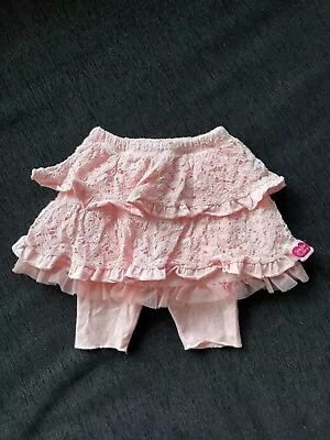 G107 Nwt Naartjie Kids Girl Lace Skirt With Legging Size 12/18months • $12.99