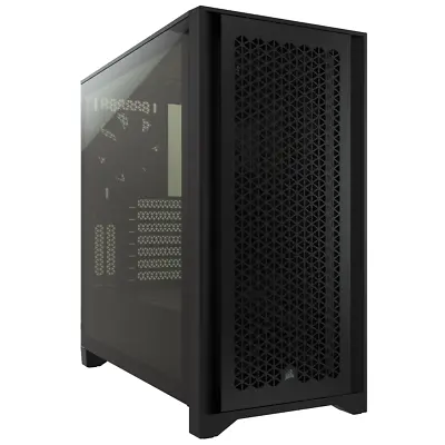 Corsair 4000D AIRFLOW Black Tempered Glass Mid Tower ATX PC Case - CC-9011200-WW • £94.99