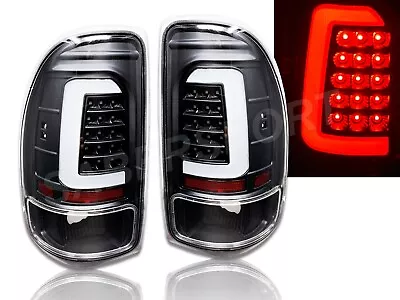 Set Of Pair Black Housing C-Bar LED Taillights For 1997-2004 Dodge Dakota • $164.99