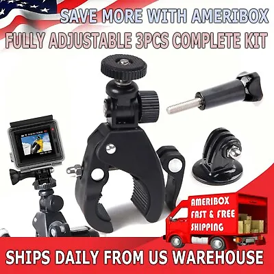 Bike Handlebar MOUNT For Gopro Hero 6 5 4 3 HD Camera Seatpost Pole Roll Bar  • $6.95