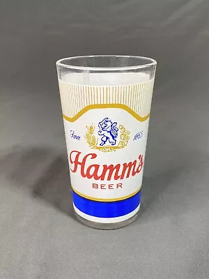 Vintage Hamms Beer Drinking Glass 5” *READ • $7.50