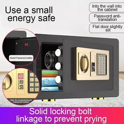 Small Fireproof Safe Box Steel Cabinet Supplies Waterproof With Digital • $199.07