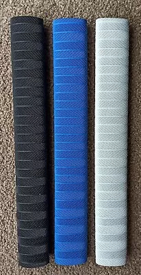 3x BAND CHEVRON Cricket Bat Grips - BLACK WHITE And BLUE - Oz Stock • $16.50