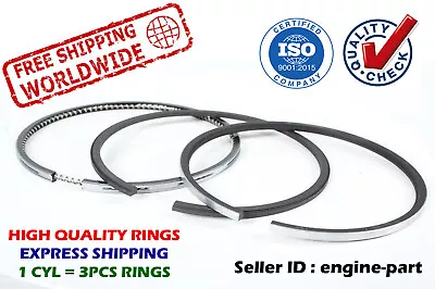 Piston Rings Set 92mm STD Fits For PERKINS 08-399600-10 50000464 4.165 2710cc CJ • $27.41