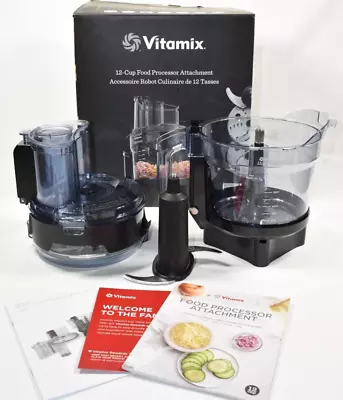 Vitamix 067591 12-Cup Full-Size Food Processor Attachment Complete Excellent! • $159.99