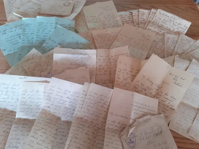 £42.95 • Buy Vintage Ephemera Handwritten Love Letters 1944/45 Dear Jessie All My Love Albert