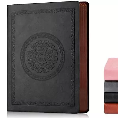 Leather Vintage Journal Notebook300 Pages Softcover Leather Lined Journal Noteb • $11.33