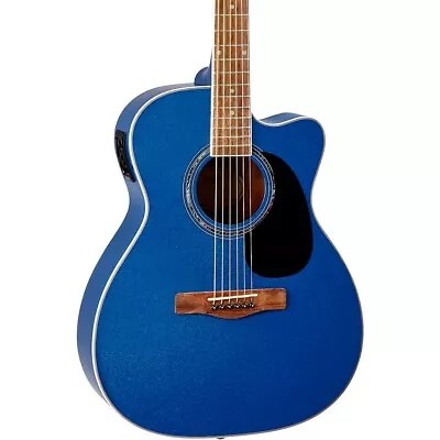 Mitchell O120CEWPM Auditorium Acoustic-Electric Guitar Twilight Blue Metallic • $189.99