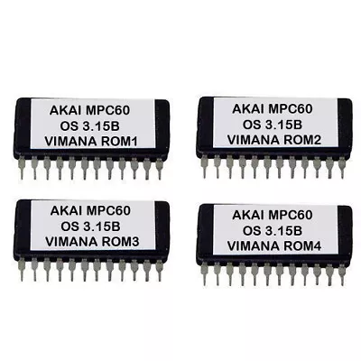 Akai MPC-60 OS Vimana 3.15B Operating System Eproms Vintage Sampler MPC60 Eprom • $32.48