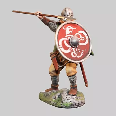 Action Figure Viking With Spear Collectible Miniature Painted 1/32 Scale 54 Mm • $63.97