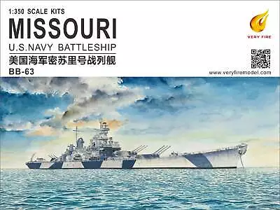 Very Fire 1/350 Uss Missouri Us Navy Battleship Vf350909 • £110.99