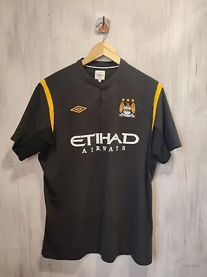 Manchester City 2009 2010 Away Size L Umbro Football Soccer Shirt Jersey Kit 44  • $49.95
