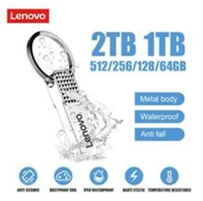 Lenovo Flash Drives 2TB Usb 3.0 Mini High Speed Metal Pendrive Stick • £8