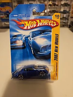 Hot Wheels 2007 New Models Buick Grand National Kmart Exclusive Blue Open Hood • $12.99