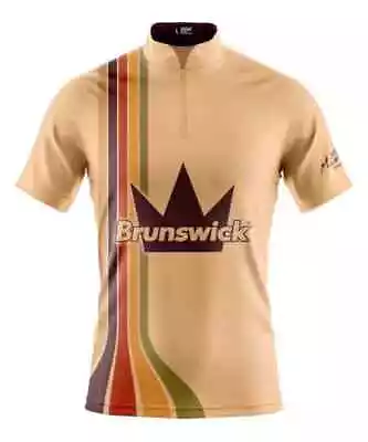 *FREE Custom Name & Logo* Brunswick Retro Bowling Jersey Shirt Size S-5XL • $26.99