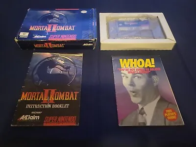 Mortal Kombat II 2 (1994) Super Nintendo SNES Complete CIB • $57.99