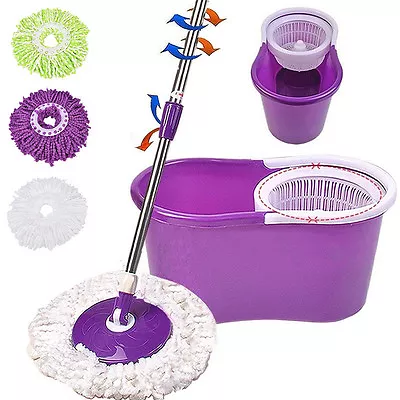 Household Magic Replacement Refill 360°Spin Cleaning Pad Microfiber Mop Head _`h • $8.60