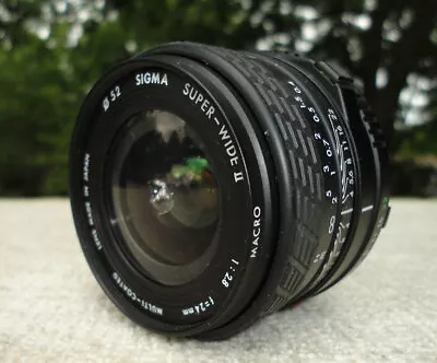 SIGMA 24mm F/2.8 MF Lens For Minolta Camera Super Wide 2 • $79.99