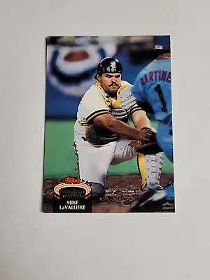 1992 Topps Stadium Club Baseball #216 Mike LaValliere • $1.75