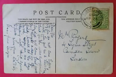 Postcard Hotel MetropoleNorthumberland Ave LondonPostmark Edgware Middx 1911 • £3.50