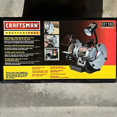 NOS Craftsman Professional 8  Bench Grinder Variable Speed 120V 1/2 H.P. 9 21162 • $319.99