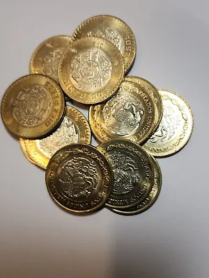 10 Pesos Coin Lot Of 5 Coins brilliant Almost Uncirculated Monedas De 10 Pesos 1 • $20.49