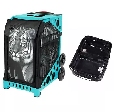 Zuca Sport Bag - Tiger With One Large And Two Mini Utility Pouches (Turquoise Fr • £225.62