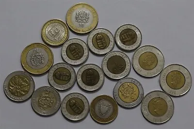 🧭 🇭🇺 Hungary + Canada & Morocco Bimetals Coins Lot B63 #20 O36 • $26.66
