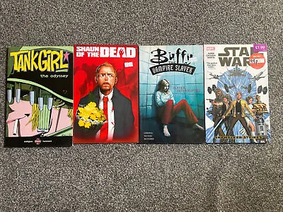 £30 • Buy Various Graphic Novels: Shaun Of The Dead, Buffy, Star Wars And Tank Girl