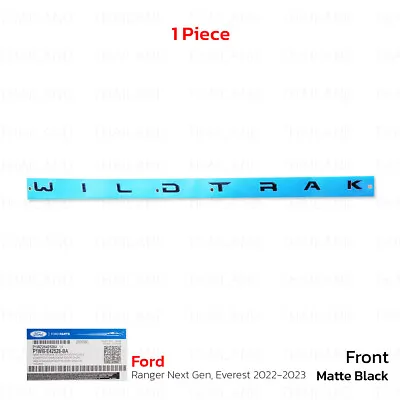 Front Hood Emblem WILDTRAK For Ford Ranger Next Gen Everest 2022 - 2023 • $163.27