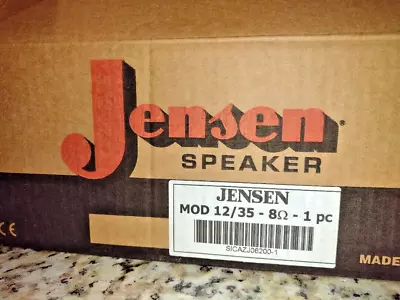New Open Box Jensen MOD 12-35 12-inch 35-Watt 8 Ohm Guitar Amp Speaker Tested • $59.99