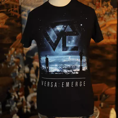 Small Black Blue VersaEmerge VERSA Rock Band Tee T-shirt • $25