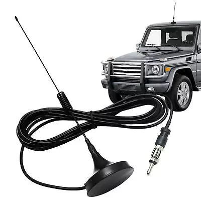 Universal Car Antenna With Magnetic Base With 3 Meter Cable For Automobiles • $10.34