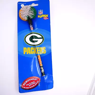 Vintage With Tag Mini KOOSH BALL NFL Greenbay Packers Pencil 1990s ORIGINAL • $25