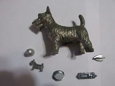 Huge Scotty Dog Large Pewter Cast Metal Paper Weight 3  Like Monopoly Token • $9.99