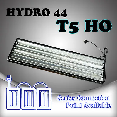 2x T5 Propagation Grow Light HYDRO 44 Hydroponics 4ft 6500k Fluorescent Tubes • $334.71