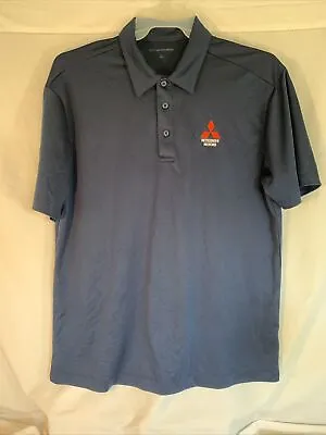 Mitsubishi Motors Blue Polo Shirt Size L • $11.76