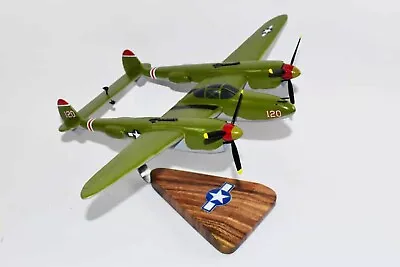 Lockheed® P-38 Lightning® Thoughts Of Midnite 18  Mahogany Scale Model • $359