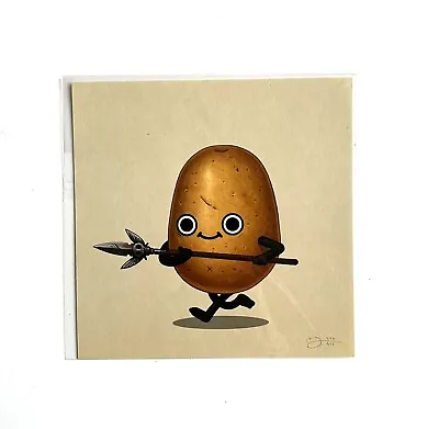 Mike Mitchell Potato / Partisan Signed 250/350 - Food Dude Print • $55