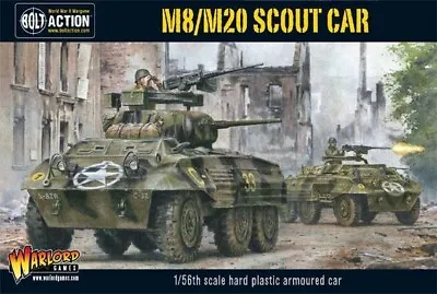 Warlord Games Bolt Action M8/M20 Greyhound Scout Car • $25.49