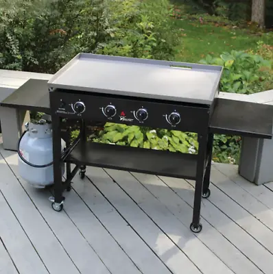 GrillFest Gas Griddle Grill Propane Flat Top 4 Burner Outdoor Cooking BBQ Fry  • $285.85