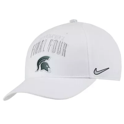 Michigan State Spartan Msu White Hat 2019 Ncaa Final Four  Nike Locker Room • $17.09