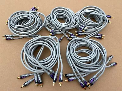 Monster Thx Stereo Audio 500 Quantity 10 Cables 8FT 2.43 M *New* RCA • $84.99