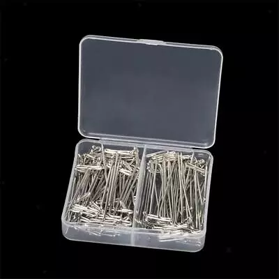 110Pcs 38mm&51mm T Pins For Holding Wigs Head Hair Extension Weaving Sewing • £6.37