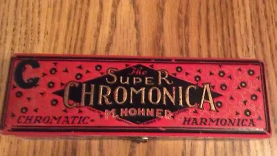 Vintage  The Super Chromonica  M. Hohner Harmonica - Made In Germany 40.00 Ea • $40