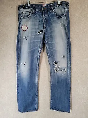 £80 • Buy PRPS Distressed Jeans W34 L31 Japan 100% Cotton